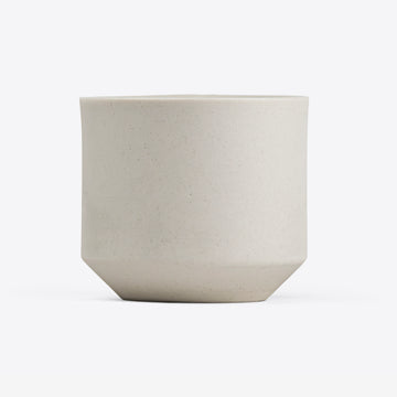 White Porcelain Coffee & Tea Cup by Wolf Miu