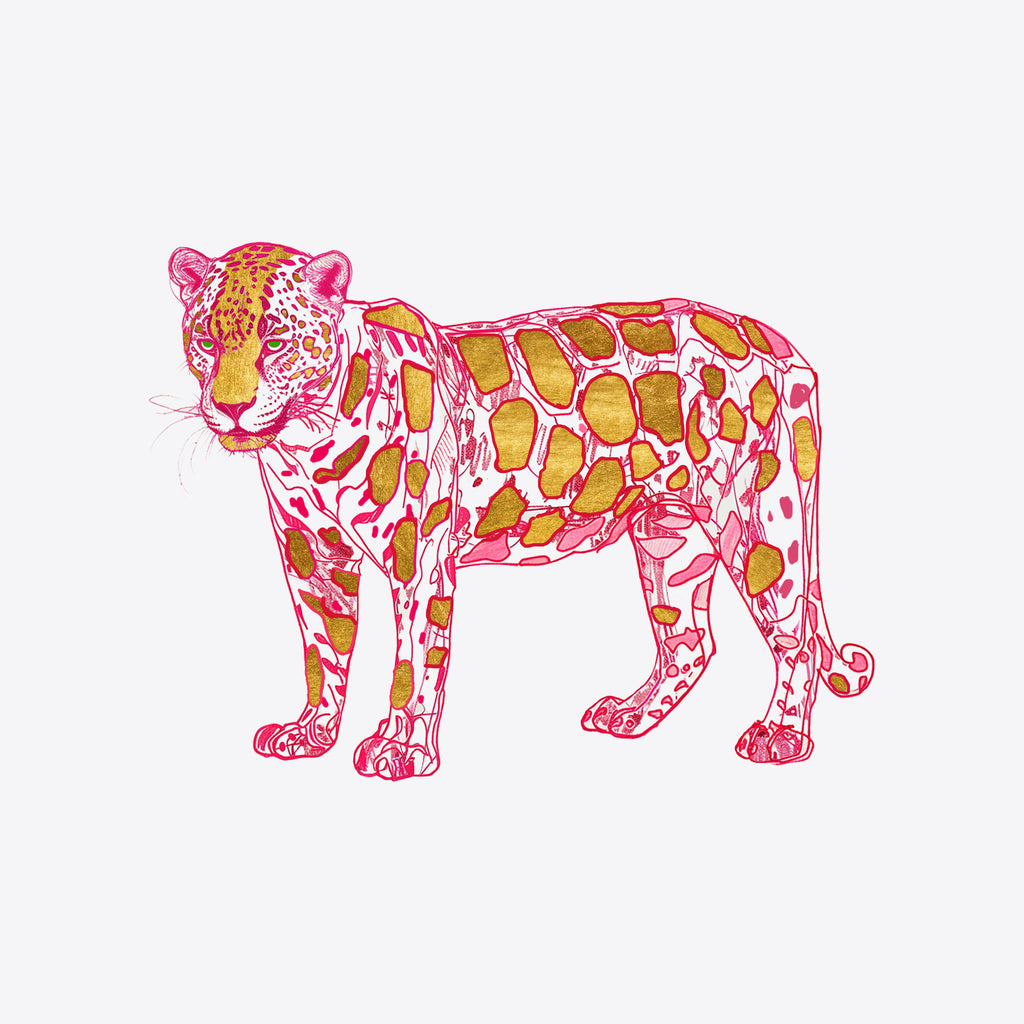Art Prints Illustration Jaguar by Wolf Miu