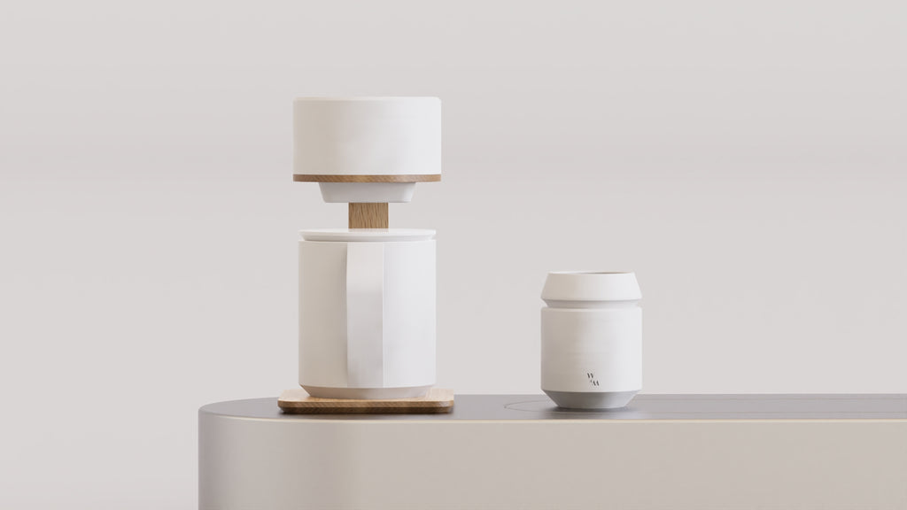 Quindio Collection Coffee Rituals by Wolf & Miu Pour over set and double walled mug for specialty coffee