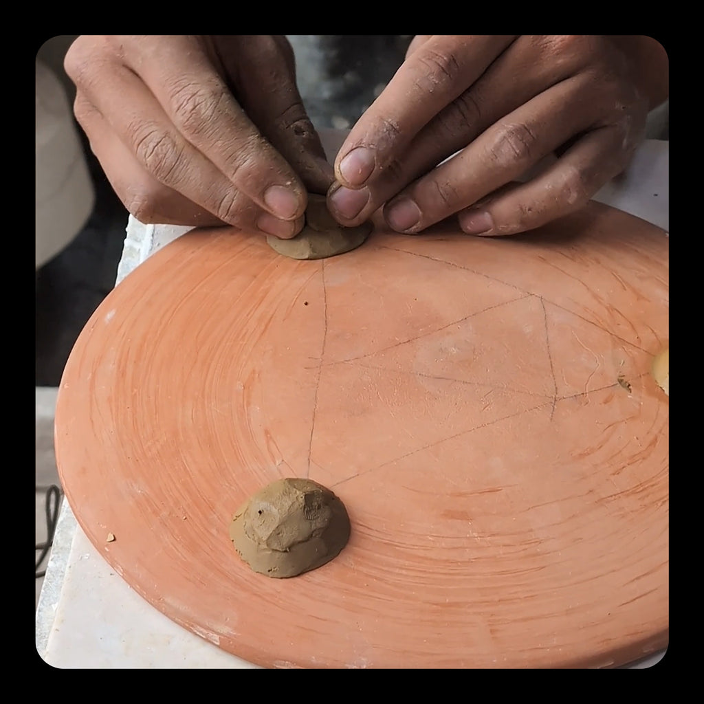 Rojo Collection by Wolf & Miu Raquira handcrafted ceramics tableware