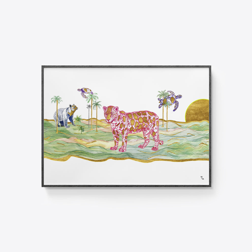 Art Prints Illustration SalvajeTropical by Wolf Miu