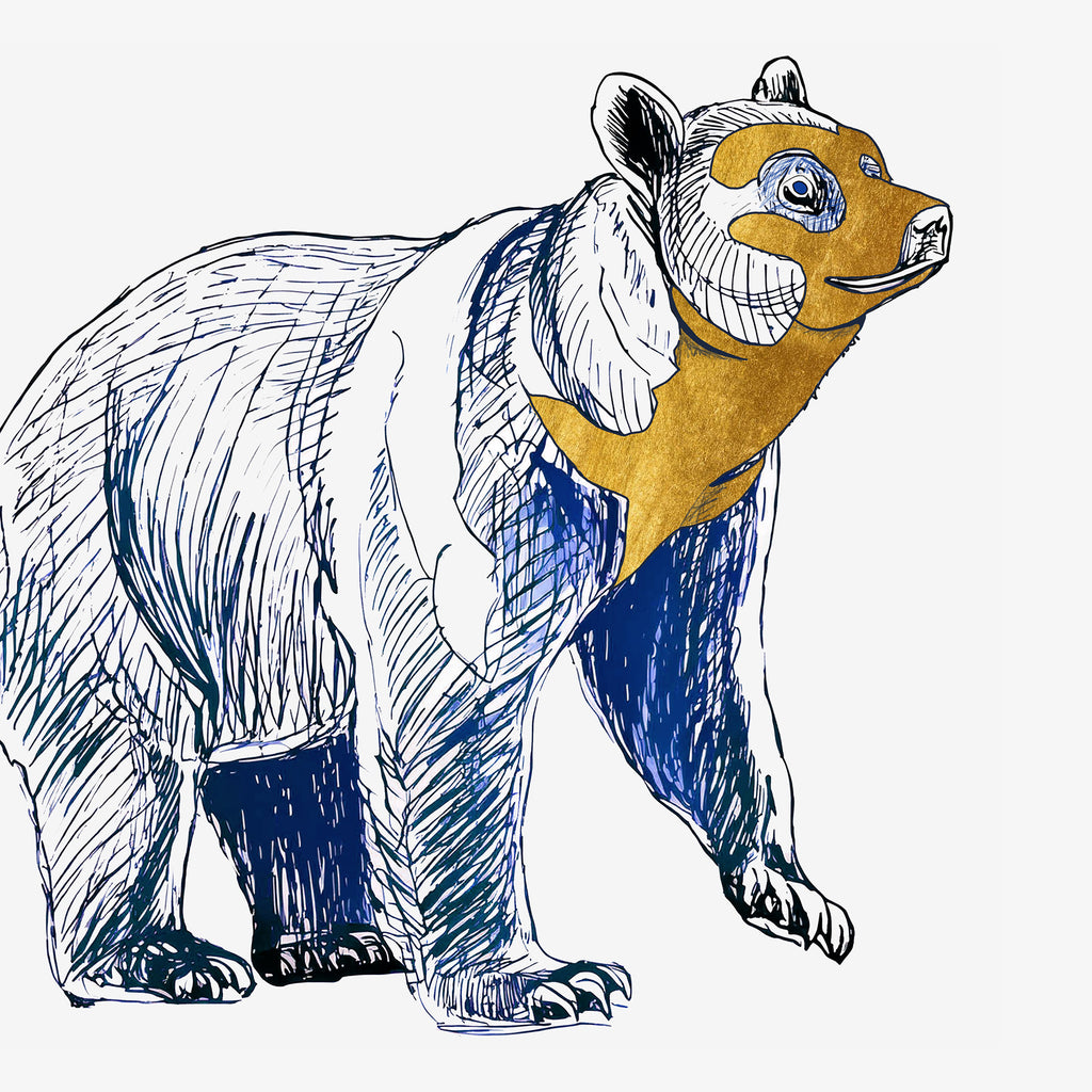 Spectacled Bear Art Printing by Wolf & Miu