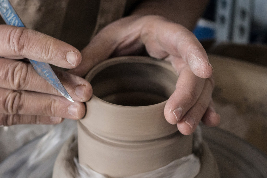Slow Production - Handcrafted ceramic mugs by Wolf & Miu Double Walled ceramic mugs